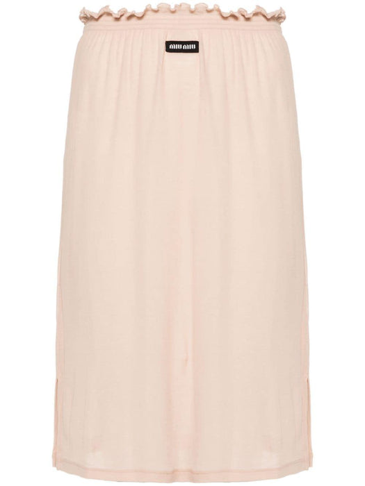 jersey midi skirt MJD192 S 231 13VOF0770 MIU MIU 