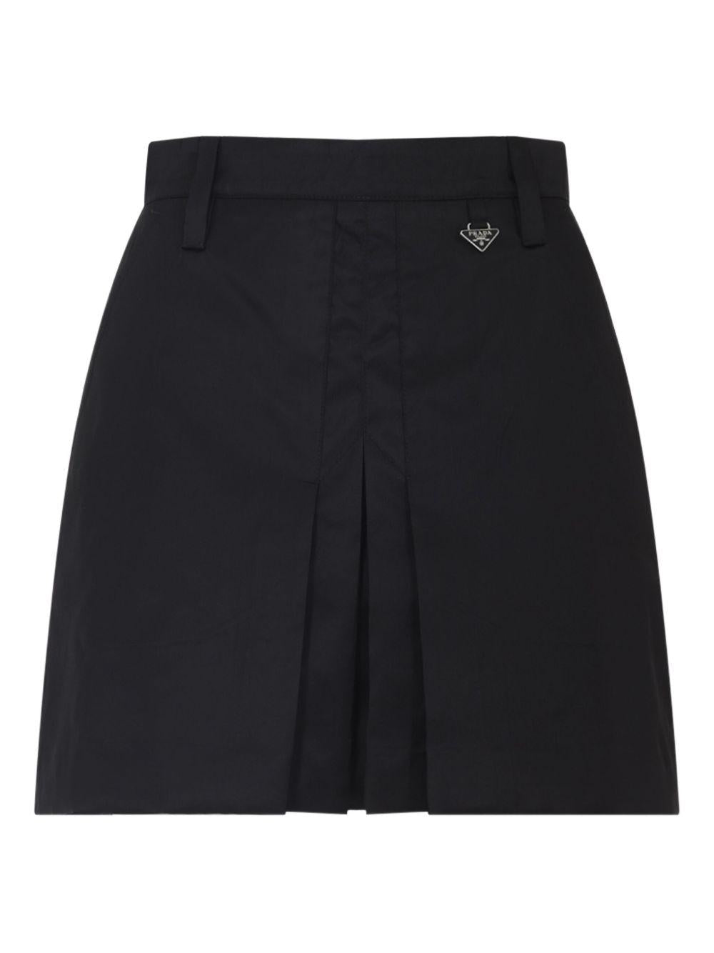 pleated-panel skirt 21Y009 S OOO 1WQ8F0002 PRADA 