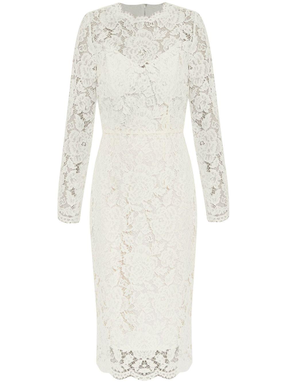 floral-lace midi dress F6M0DT HLM7LW0001 DOLCE & GABBANA 