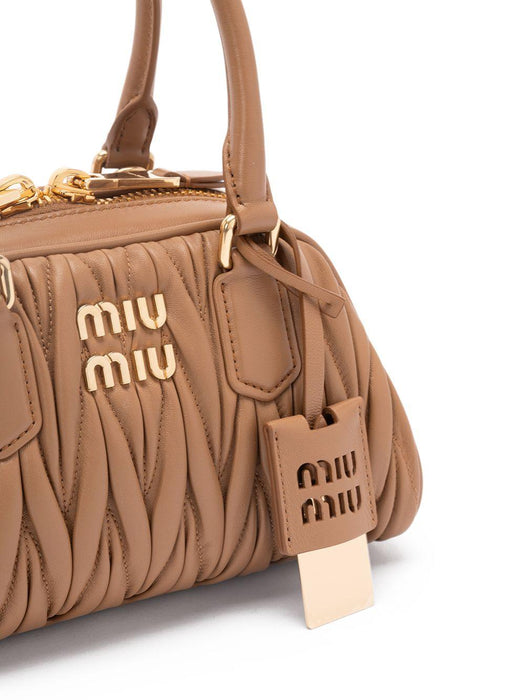 Matelassé leather tote bag 5BB191 V OLO AN88F098L MIU MIU 
