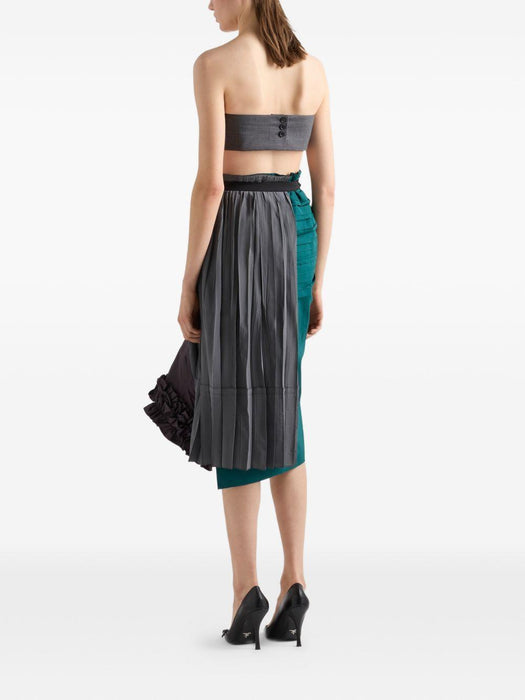 patchwork midi skirt P147IG S OOO 19QWF063H PRADA 