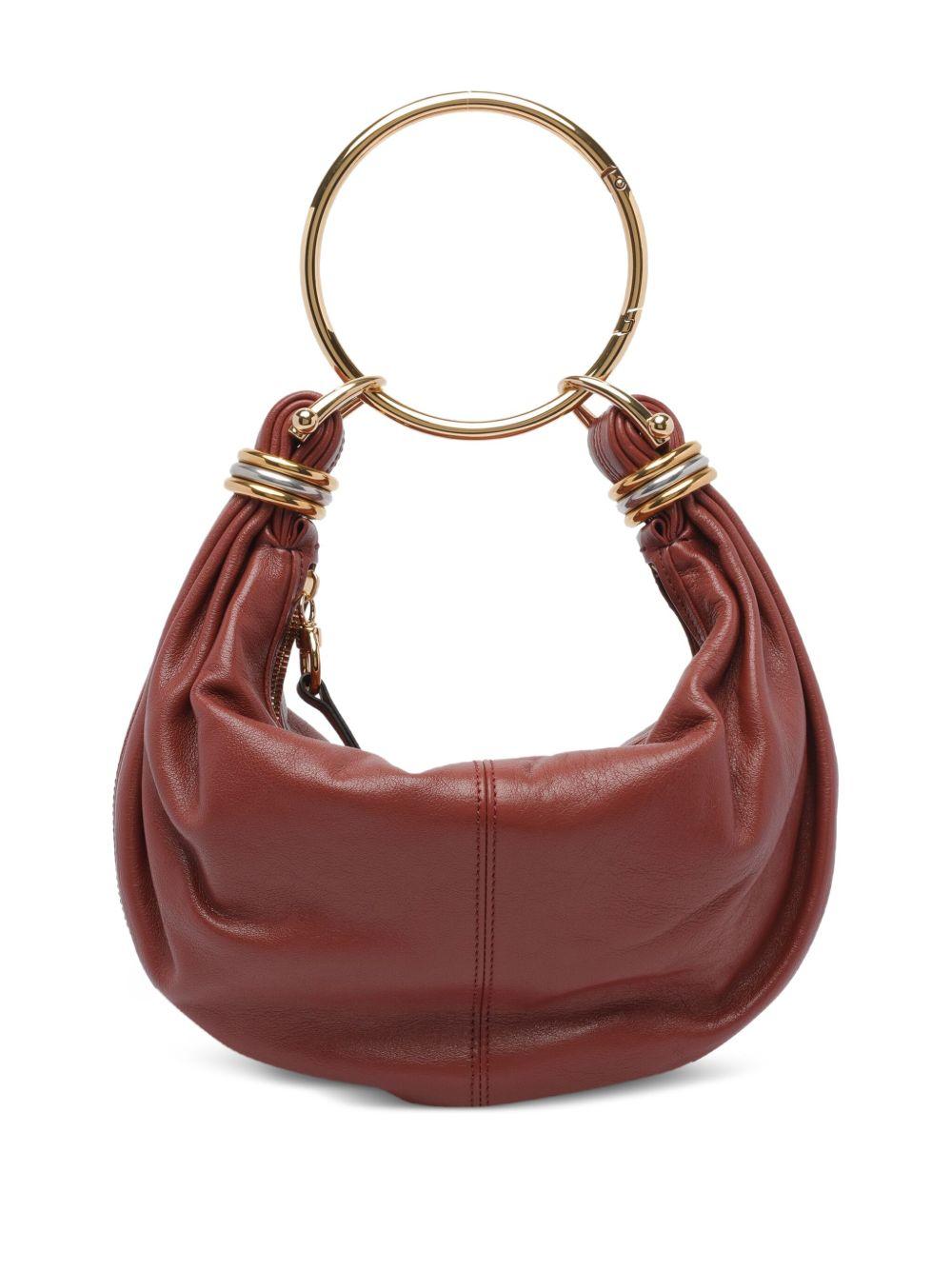 small bracelet calfskin tote bag 25AS611O37 6AW CHLOÉ 
