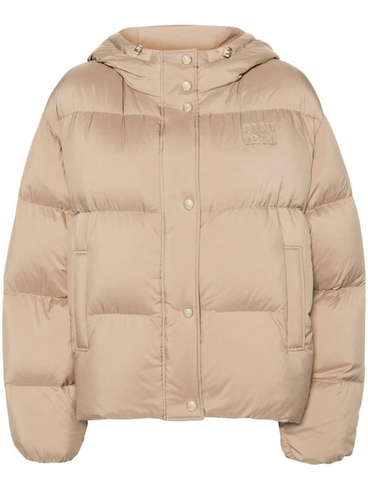 logo-appliqué jacket ML1073 S OOO 15MJF0065 MIU MIU 