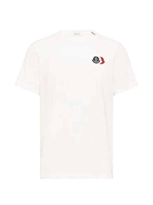 Embroidered Tricolor Logo T-shirt L1-091-8C000-74-89B8Q 034 MONCLER 