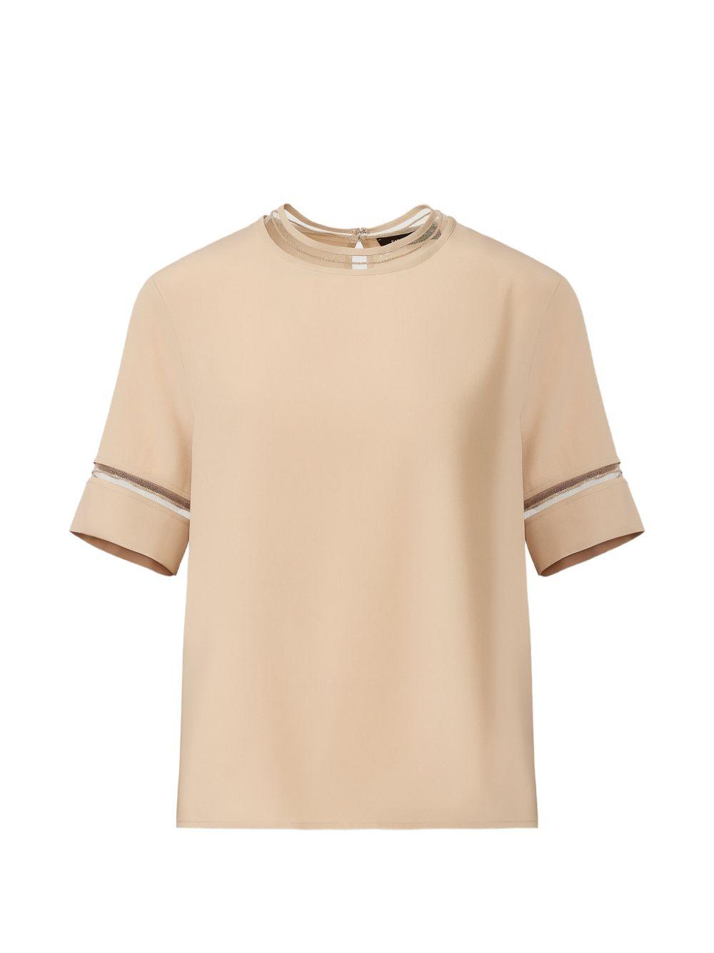 crepe de chine top TPD266F289L775 0157 FABIANA FILIPPI 