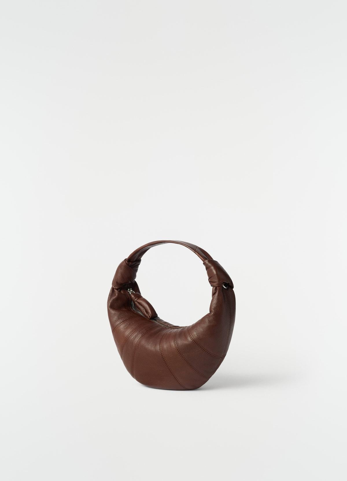 Mini fortune Croissant bag BG0237 LL0247ROASTED PECAN BR503 LEMAIRE 
