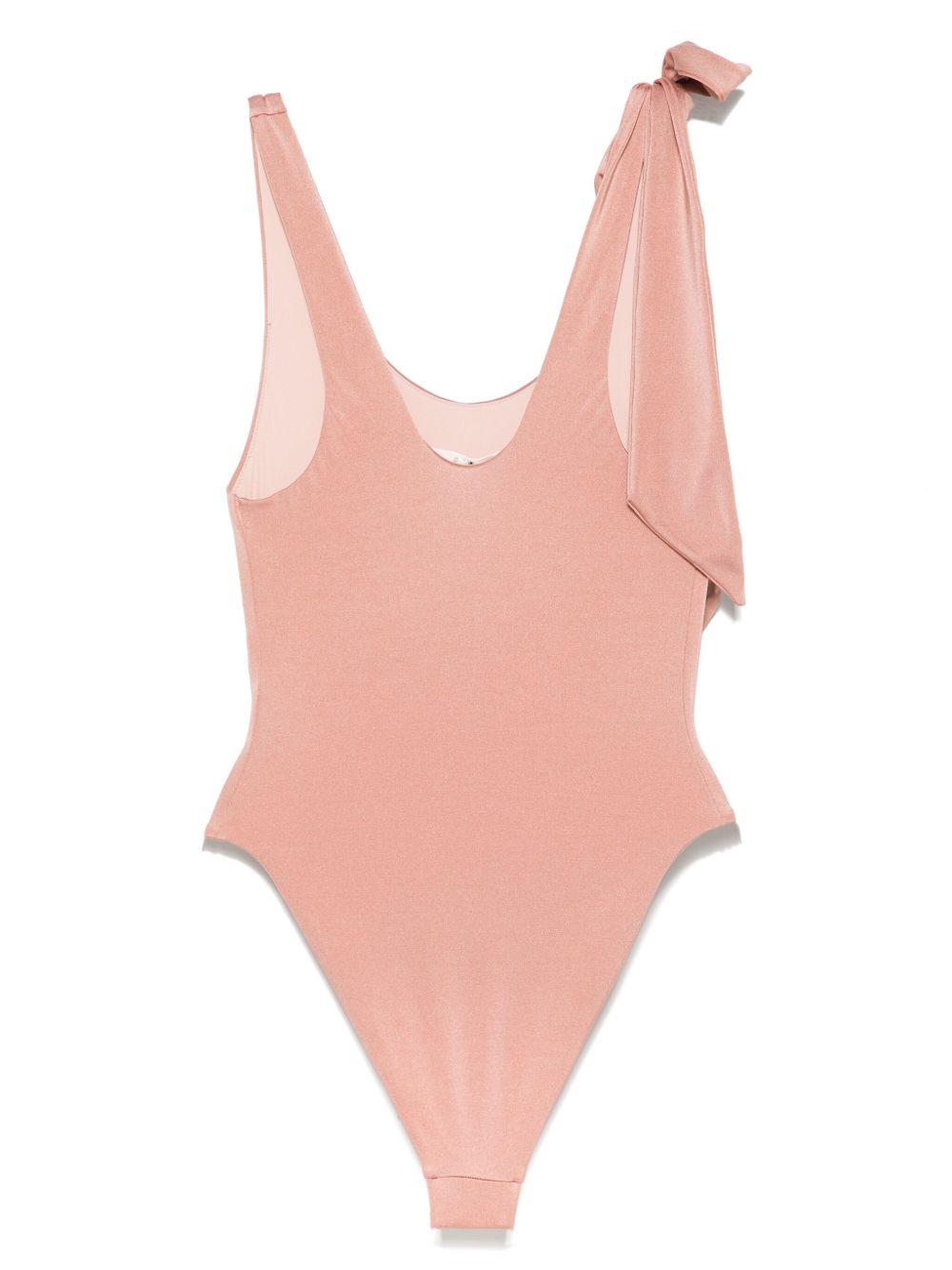 logo-print swimsuit 25AMB54472 6L7 CHLOÉ 