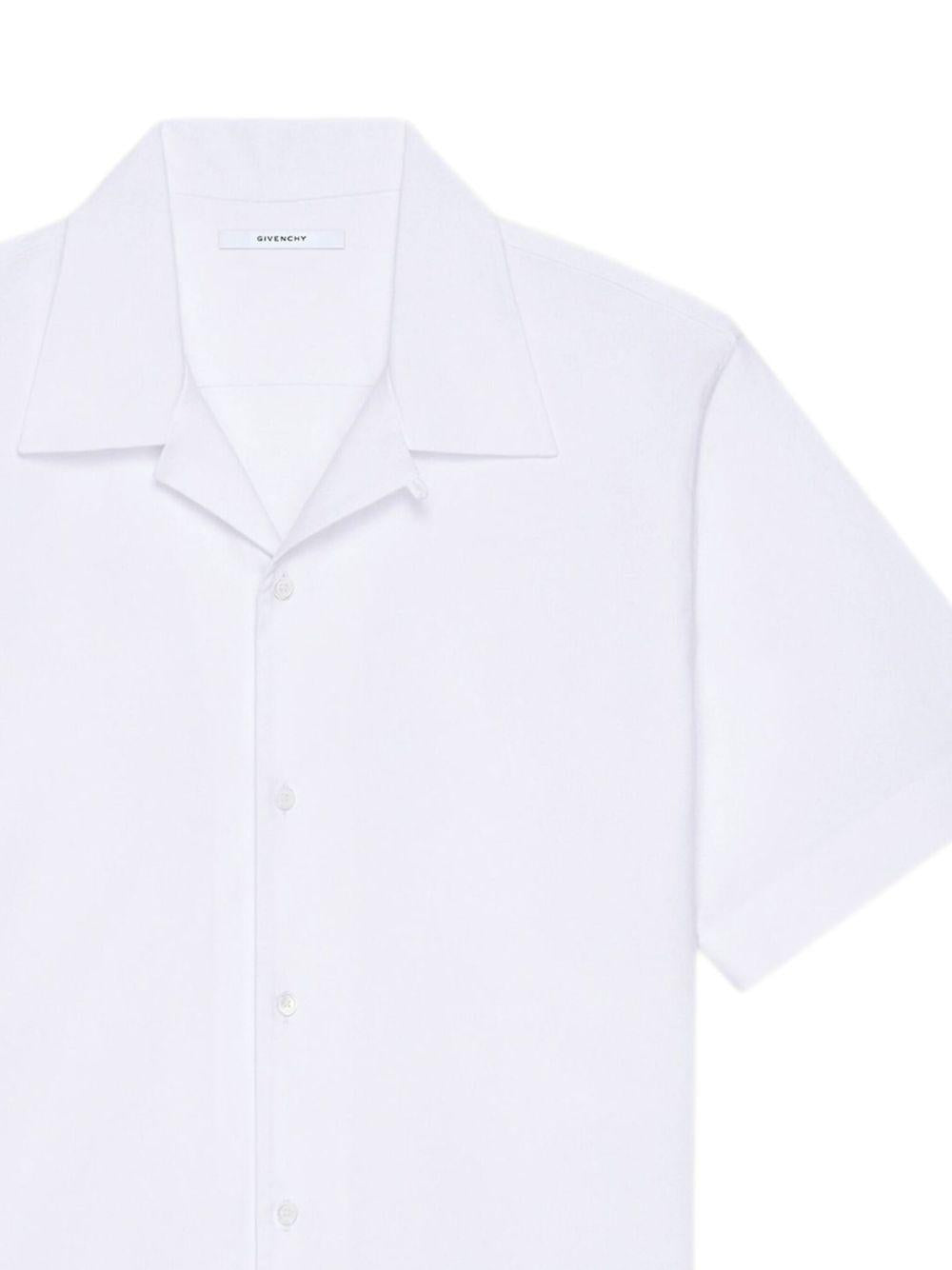 revere-collar short-sleeve shirt BM616J15H7 100 GIVENCHY 