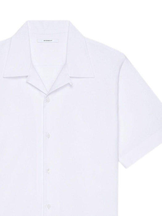 revere-collar short-sleeve shirt BM616J15H7 100 GIVENCHY 