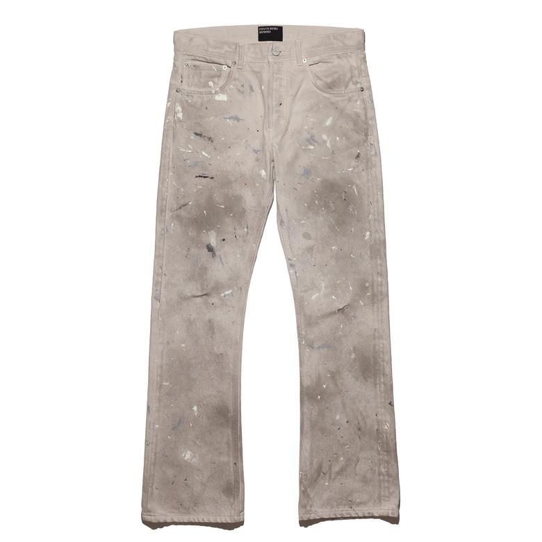 FLARE JEANS 05-0443 PAINT WHITE ENFANTS RICHES DÉPRIMÉS 