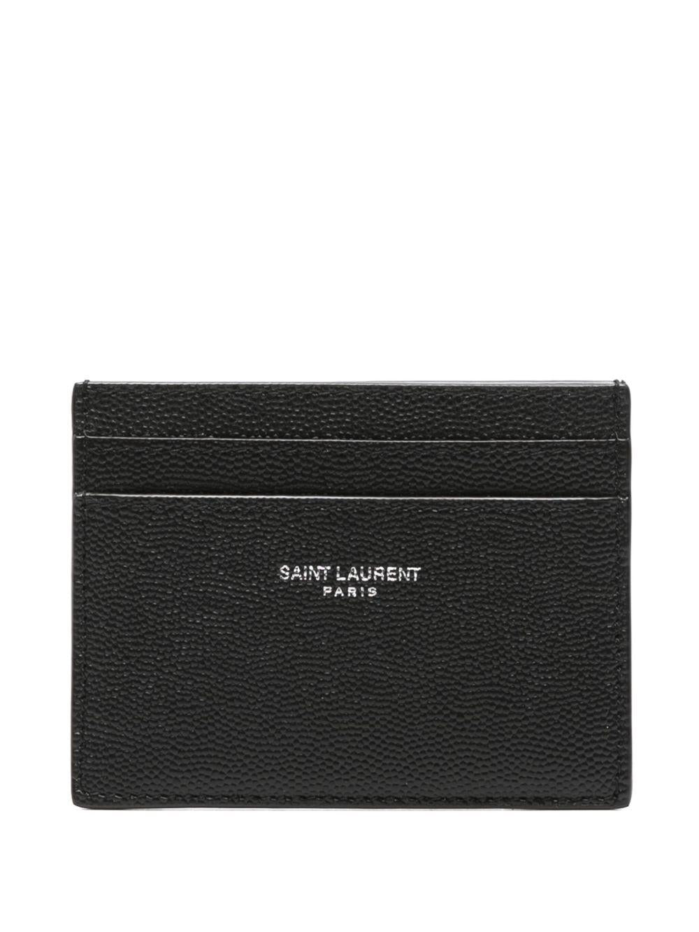 Credit Card Case<BR/><BR/><BR/><BR/><BR/><BR/> 375946 BTY0N1000 SAINT LAURENT 