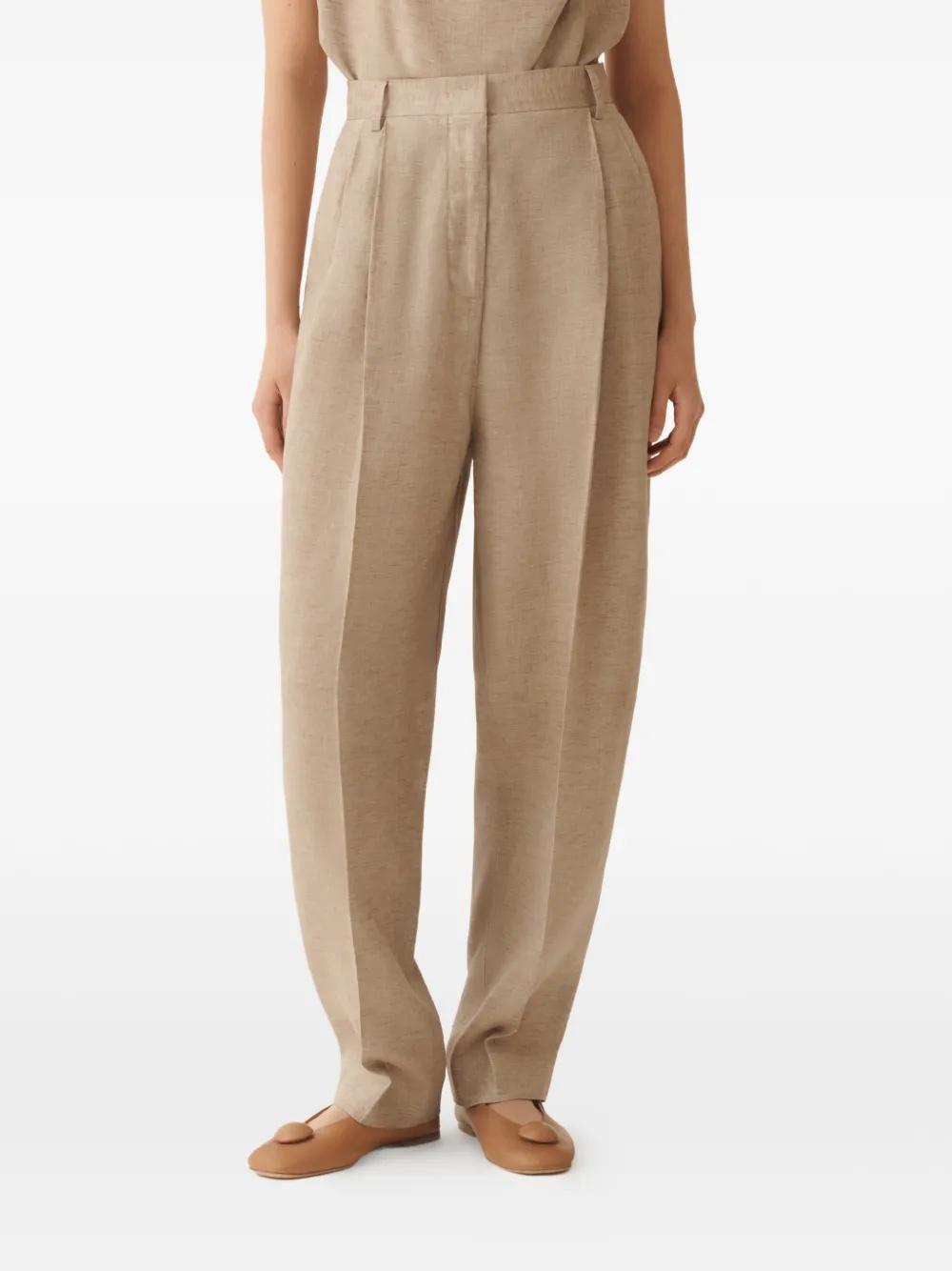 belt-loop pleated trousers PAD276F801M131 0160 FABIANA FILIPPI 